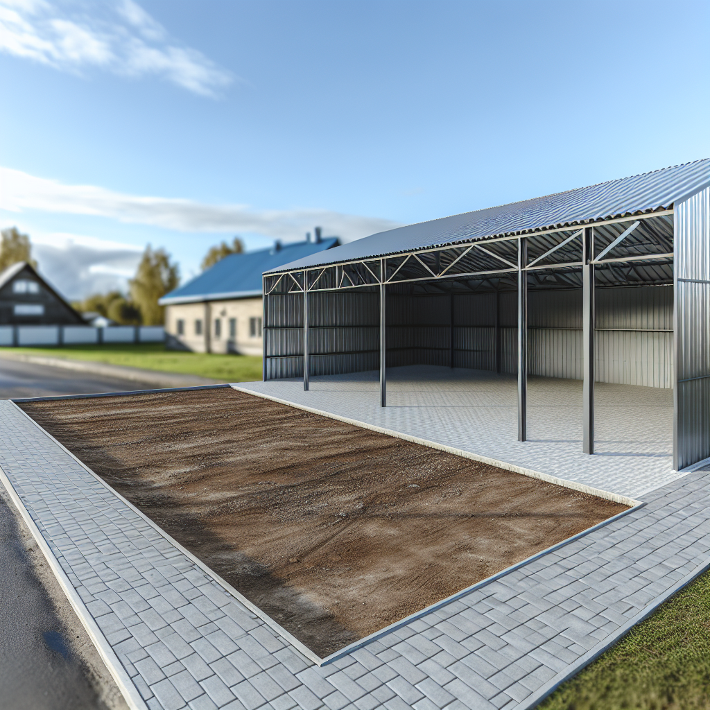 Jak przygotowanie terenu wpływa na montaż garażu? – LiderStal sp. z o.o.