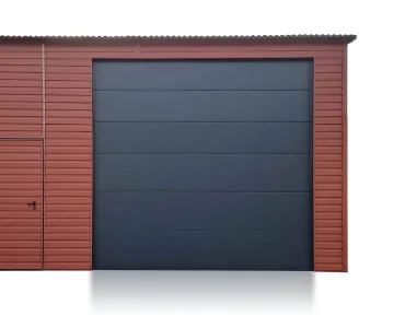 Brama segmentowa garażowa 3.2x3.3 m – Grafit