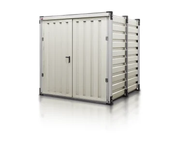 Raktárkonténer 2,25 m, fehér RAL 9002
