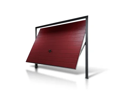 Brama uchylna 2.5x2 m Przetłoczenia poziome Panel 17 cm