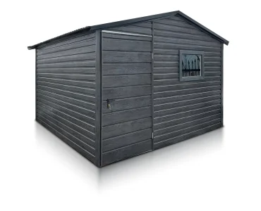 Szerszámos ház 3x4,5 m, nyeregtetős, fautánzatú