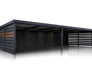Carport 12x5 m, alumínium