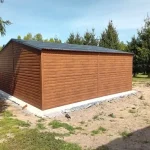 Garaz-blaszany-6×6-drewnopodobny-Zloty-Dab-grafit-Garaze-Blaszane-Blaszaki-Dlugosc-6-m.webp