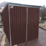 Garaze-blaszane-blaszak-2×3-brazowy-RAL8017-braz-Szerokosc-2-m-1.webp
