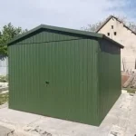 Garaze-blaszane-blaszak-garaze-blaszaki-zielony-Szerokosc-3-m.webp