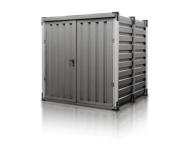 Raktárkonténer 2,25 m, horganyzott