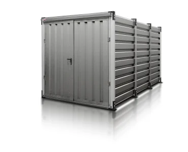 Raktárkonténer 4 m, horganyzott