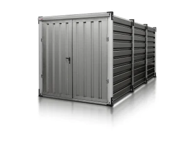 Raktárkonténer 5 m, horganyzott