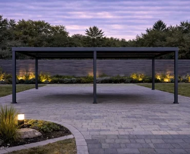 Carport 6x6 m, alumínium