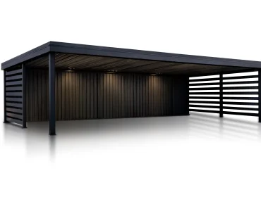 Carport 9x6 m, alumínium
