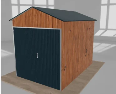 Szerszámos ház 2x3 m, nyeregtetős, aranytölgy